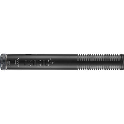 [CLEARANCE] Godox VDS-M2 Supercardioid Condenser USB Shotgun Microphone with 3.5mm TRRS TRS Second Output, HPF and High Frequency Boost, Gain Control and Windscreen for Cameras, Mobile Devices & Recorders
