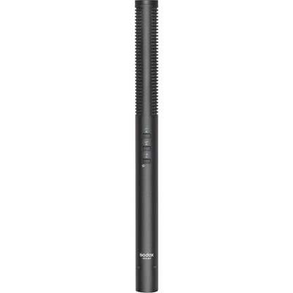 Godox VDS-M3 Supercardioid Condenser Boom Shotgun Microphone with XLR Output, Built-In 220 Hour Rechargeable Battery, Gain Control, HPF and High-Frequency Boost for Videos, Interviews, and On-Field Recordings