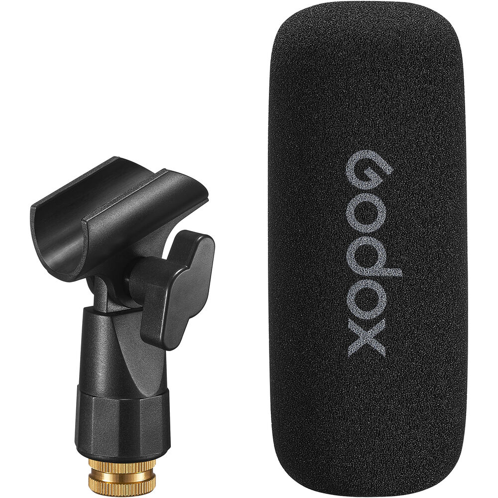 Godox VDS-M3 Supercardioid Condenser Boom Shotgun Microphone with XLR Output, Built-In 220 Hour Rechargeable Battery, Gain Control, HPF and High-Frequency Boost for Videos, Interviews, and On-Field Recordings