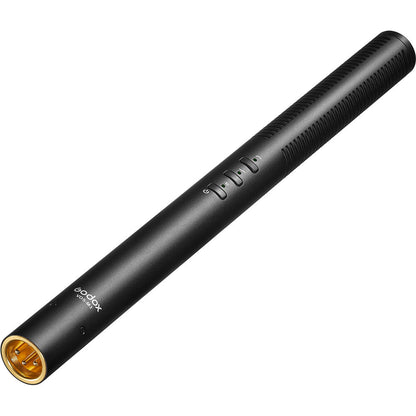Godox VDS-M3 Supercardioid Condenser Boom Shotgun Microphone with XLR Output, Built-In 220 Hour Rechargeable Battery, Gain Control, HPF and High-Frequency Boost for Videos, Interviews, and On-Field Recordings
