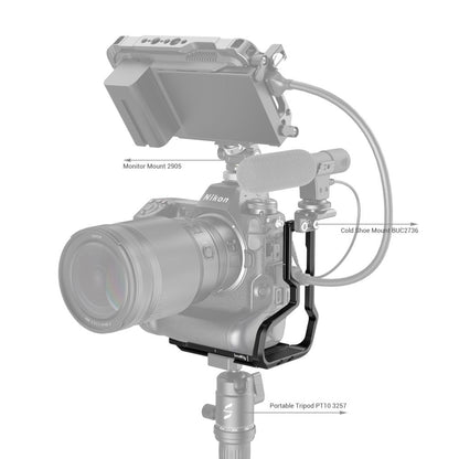 SmallRig L-Bracket with Arca Compatible Base and Extendable Side Plates and Quick Switch for Nikon Z9 (Z-9) Mirrorless Camera | 3714