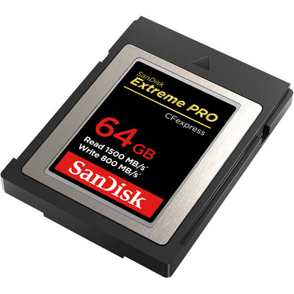 SanDisk Extreme PRO 512GB 256GB 128GB 64GB CFExpress Type B XQD Memory Card with Max 1700MB/s Read / 1400MB/s Write Speeds, RAW 4K Video Capture and RescuePRO Deluxe Support