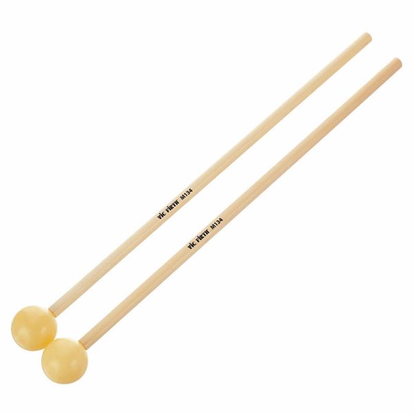 Vic Firth M134 Medium Hard Orchestral Urethane Percussion Keyboard Mallets for Xylophone and Bells