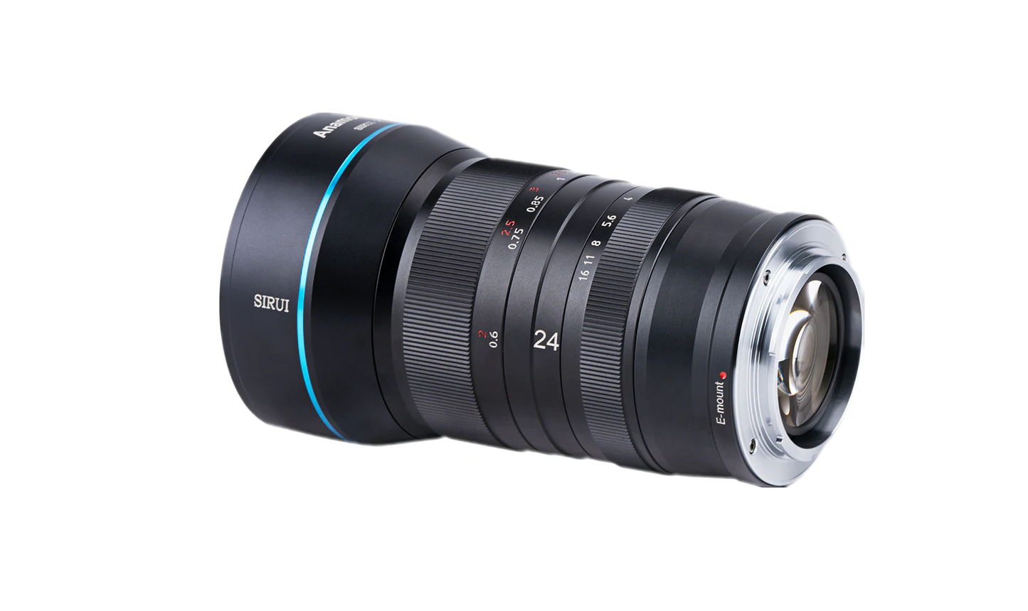 Sirui 24mm F/2.8 1.33x Anamorphic Lens MFT Camera Lens for Panasonic / Olympus M43 MFT-Mount Mirrorless Cameras