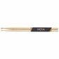 Vic Firth Nova Rock Hickory Wood Drumsticks(Pair) Drum Sticks for Rock Performances with Drums and Percussion (Natural, Black)