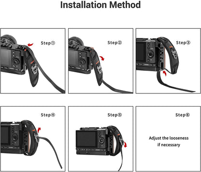 SmallRig PAC2456 12MM Width Universal Hand Strap for Cameras