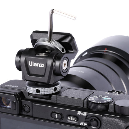 Ulanzi U150 U-150 Monitor Ball Head 180 Degrees Horizontal Adjustable with Cold Shoe