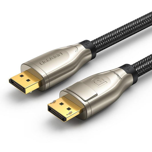 UGREEN 8K 60Hz UHD HDR DisplayPort DP 1.4 Cable 32.4Gbps Gold-Plated Nylon Braided Cord (1M, 2M, 3M) | 6084