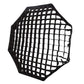 Triopo K65 65cm Speedlite Portable Octagon Softbox with Honeycomb Grid and Outdoor Flash Softbox for Shooting, Photography