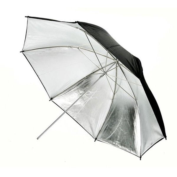 Godox UB-002 33 and 40-Inch Reflector Umbrella for lighting and Studio Equipment (BLACK SILVER)