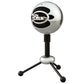 Blue Snowball Omnidirectional Cardioid USB Condenser Microphone with Accessory Pack for Streaming, Podcasting, and VoIP (Brushed Aluminum, Textured White, Gloss Black, Ice Black)