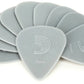 D'Addario Nylflex Nylon Guitar Picks with Double-Sided Grip Pattern (0.5mm, 0.75mm) (Pack of 10) | 1NFX2-100  1NFX4-100