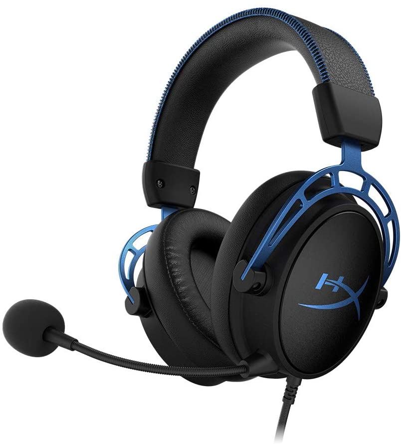 HyperX HX-HSCAS-BL/WW Cloud Alpha S- PC Gaming Headset, 7.1 Surround Sound, Adjustable Bass, Noise Cancelling for PC, Xbox One, etc.