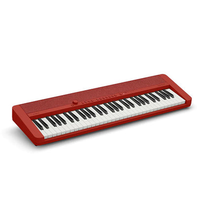 Casio CT-S1 61 Key Portable Classic Design Piano Keyboard with AiX, Wireless MIDI, Volume-Sync, Audio Adaptor (White)