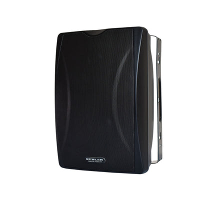 KEVLER WS-605T 6.5" 200W 2-Way Bass Reflex Passive Wall Mount Speaker (PAIR) with Multi Tap Setting, Wall Mount Bracket for Paging, Supermarkets, Meeting Rooms