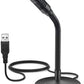 Fifine K050 Mini Gooseneck USB Microphone for Dictation and Recording,Desktop Microphone for Computer Laptop PC, Plug and Play Great for Skype, YouTube, Gaming, Streaming, Voiceover, Discord and Tutorials