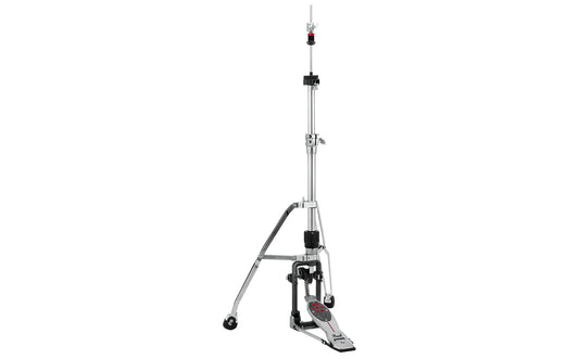 Pearl H2050 Eliminator Redline Premium Hi-hat Cymbal Stand with Swiveling Legs Powershifter Interchangeable Cams Convertible Spike/Rubber Feet
