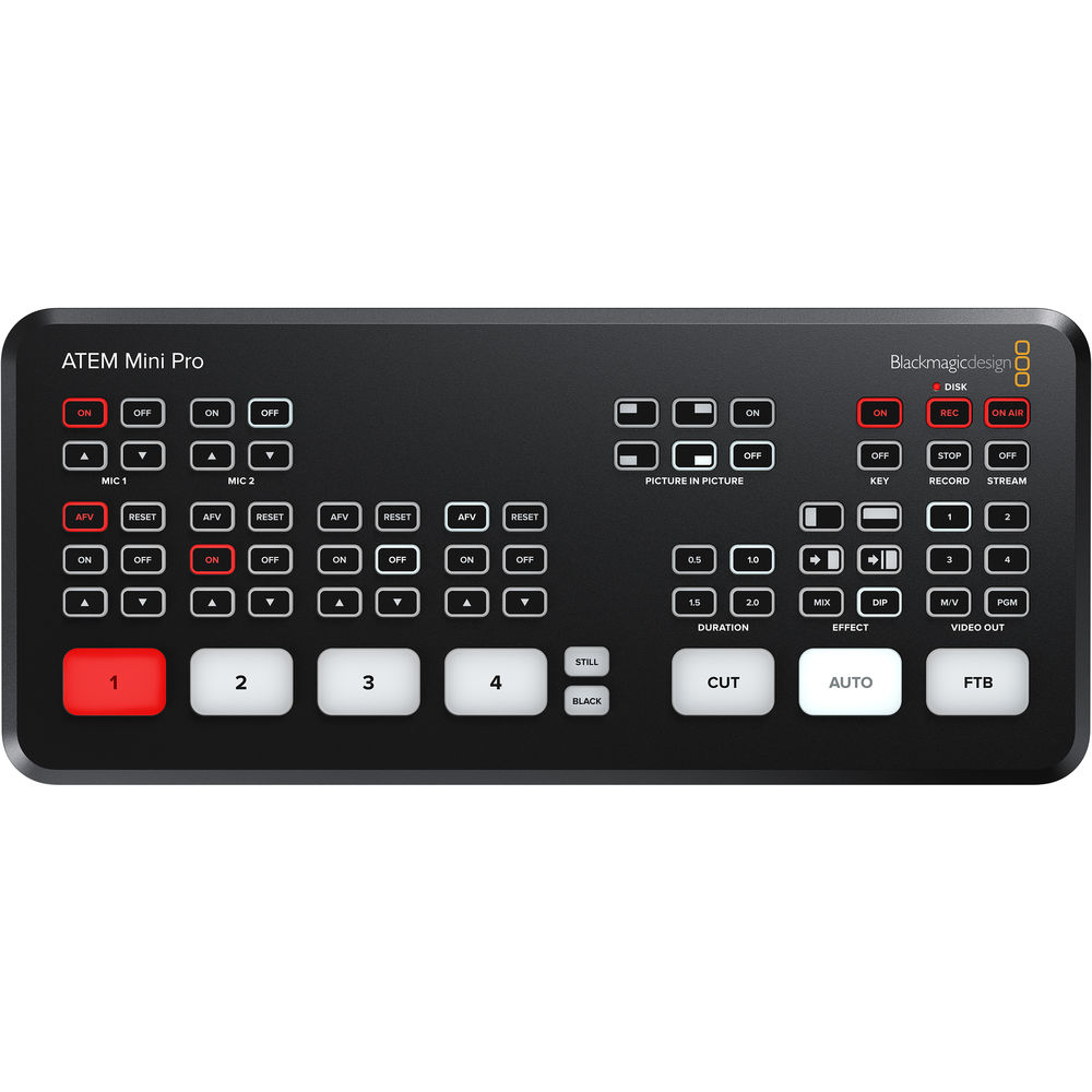 Blackmagic Design ATEM Mini Pro Live Stream Switcher HDMI for Video Editing Streaming