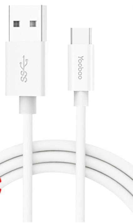 Yoobao Y-725A 2.1A Quick Intelligent Charger Set with 2m Cable Lightning, Type C, and Micro USB for Apple and Android Smartphones