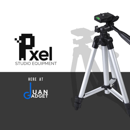 Pxel 65TP Stand Two Section Compact Foldable Table-Top Camera Stand with Universal Mount for Webcams and Cameras for Video Recording, Vlogging, Youtube, Tiktok