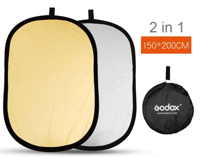 Godox RFT-01 B Level 2-in-1 Portable Multi-Disc Reflector Board 150*200CM