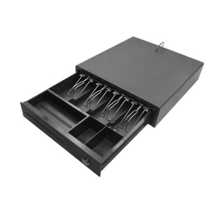 Logicscan YK-335D Metal Cash Drawer Box with Key 4 bills 2 coins + Multipurpose