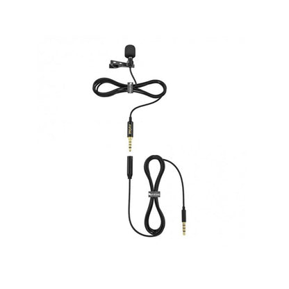 [CLEARANCE] Fifine C2 Cardioid Condenser Clip-on Lavalier Lapel Microphone with 3.5mm Audio Connector Plug & Play for Phone, Camera, Vlogging and Podcasts