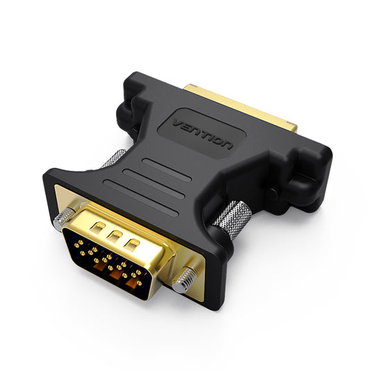 Vention DVI Female (24+5) to VGA Male Adapter 1080p 60Hz Converter Gold-plated with Fastened Screws for TV Projector PC (DV350VG)