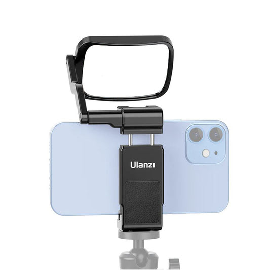 UlanzI ST-30 Phone Clip and Flip Mirror Kit with 360 Degree Rotation and Cold Shoe Mount for Photography | 3003