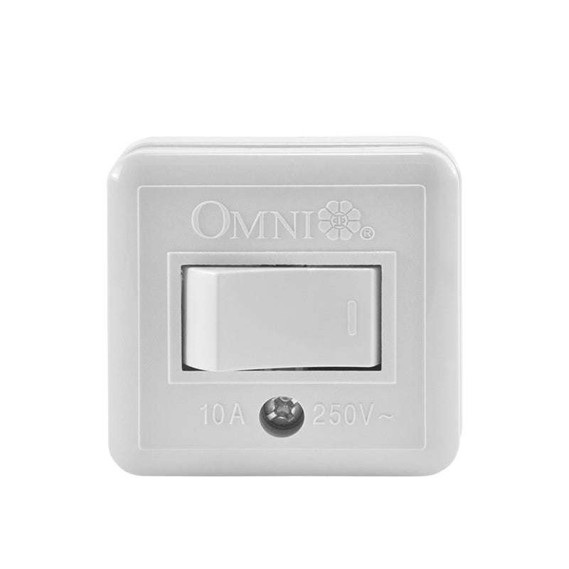 OMNI Surface Mounted Convenience Switch 10A 220V for Electrical Appliances | WSS-003