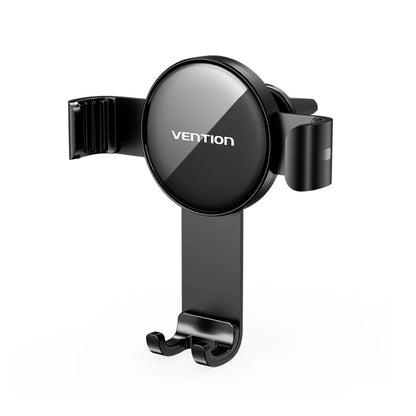 [CLEARANCE] Vention Car Phone Mount Auto-Clamping for Duckbill Clip Disc Fashion Type (Black) | KCSB0 | JG Superstore