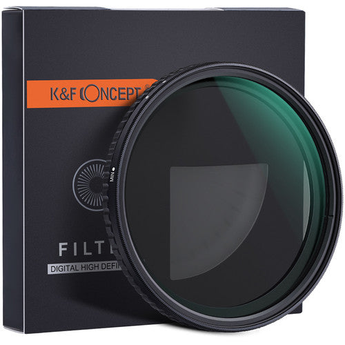 K&F Concept Nano-X Variable Fader ND Lens Filter ND8 to ND128 No X-Effect W/O Black Cross for Camera DSLR Mirrorless 37mm 40.5mm 43mm 46mm 49mm 52mm 55mm 58mm 62mm 67mm 72mm 77mm 82mm