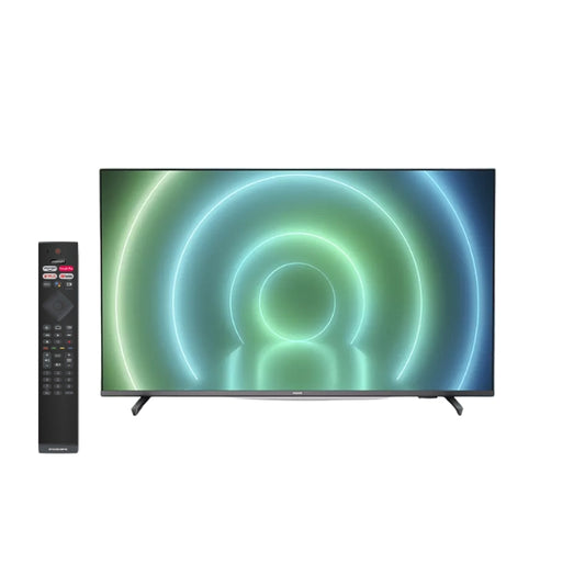 Philips 50" 4K UHD Smart LED Android TV with 8GB Memory, Quad Core Processor, HDR10+, Dolby Atmos + Vision and HDMI / EasyLink / WIFI and Bluetooth 5.0 Connection (50PUD7906/71)