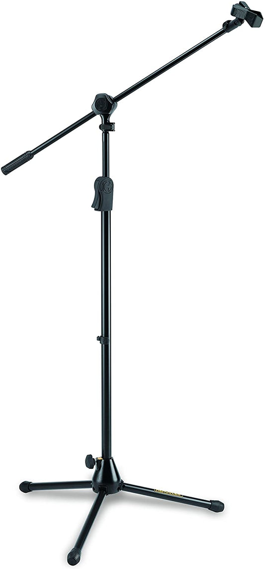 Hercules MS532B EZ Clutch Tripod Microphone Stand with 2 in 1 Boom and EZ Mic Clip