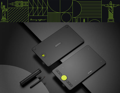 [CLEARANCE] XP-Pen DECO02 Drawing Tablet 10 x 5.63 inch with 5080 LPI resolution with 8192 Pressure Levels Sensitivity and 60 Degrees Tilt Function for Mac OS, Windows and Digital Arts