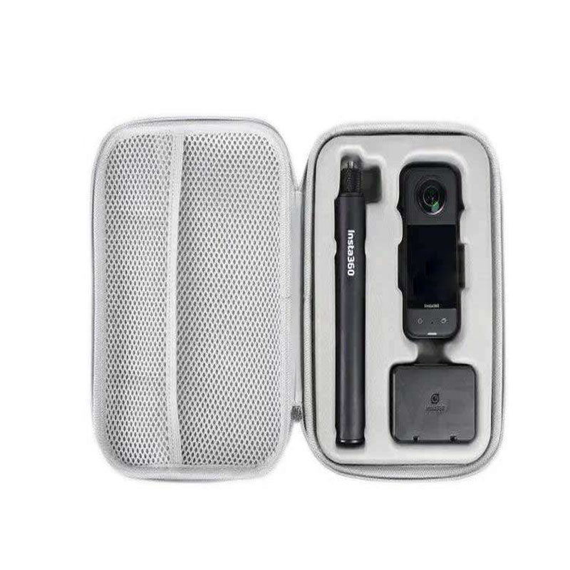 Insta360 Compact Protective Carry Case with Compression-Molded Design, Tailor-made for One X2 and X3 Action Cameras | CINSBAQ/G