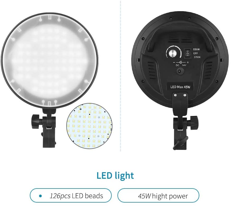 Pxel LS-SB Softbox Lighting Bi-Color Dimmable LED Photography Studio Lighting Kit for Photo, Studio, Video, Shooting