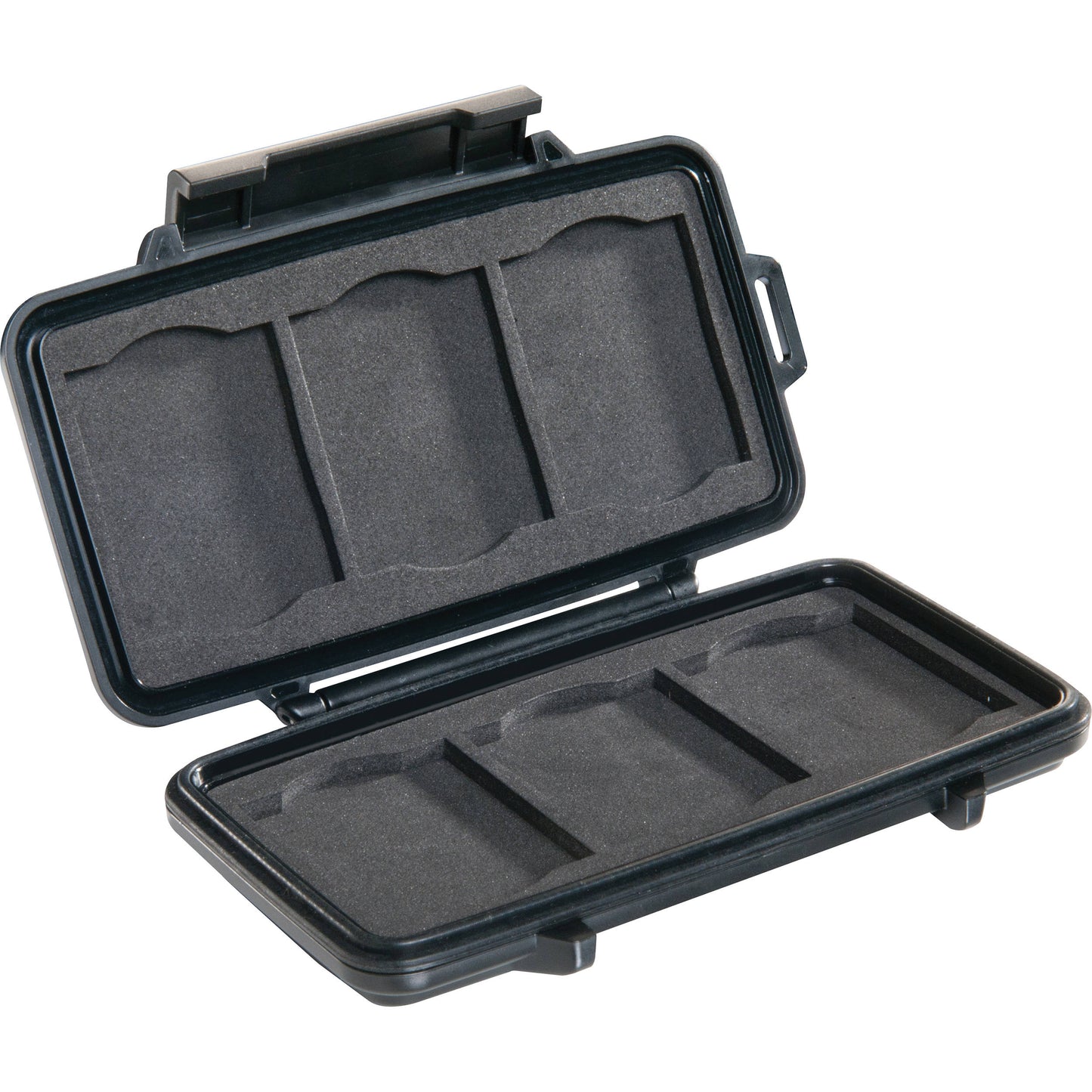 Pelican 0945 Memory Card Case Waterproof Crushproof Dustproof Hard Casing with Removable Liner (Fits 6 Flash Cards)