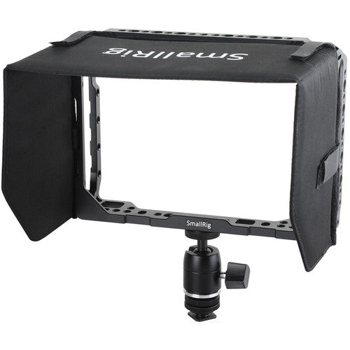 SMALLRIG 7" Monitor Cage with Sunhood for Blackmagic Video Assist- 1988