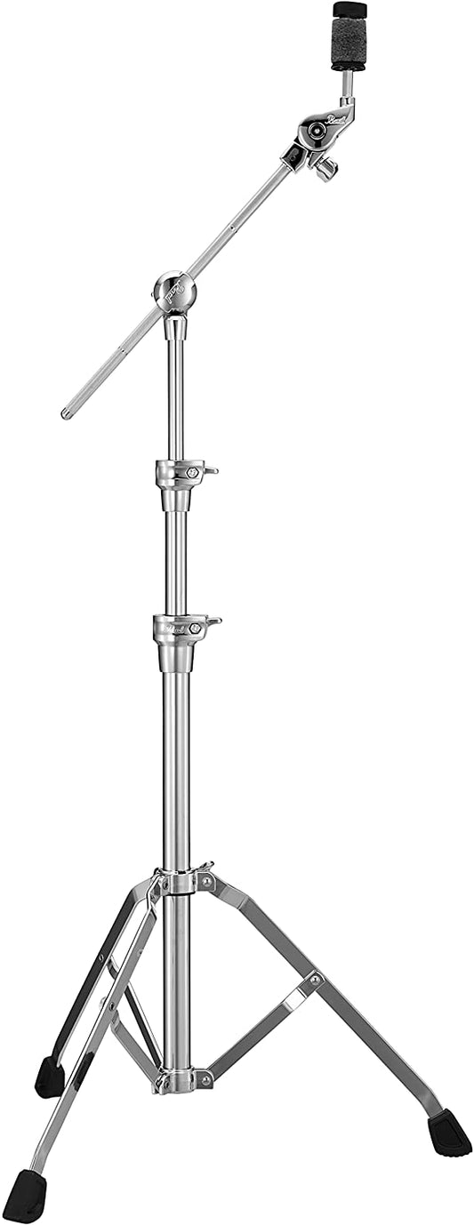 Pearl BC930S Lightweight Cymbal Boom Stand with Convertible Single Braced Tripod Uni-Lock Tilter Solid Steel Arm Non-Slip Feet