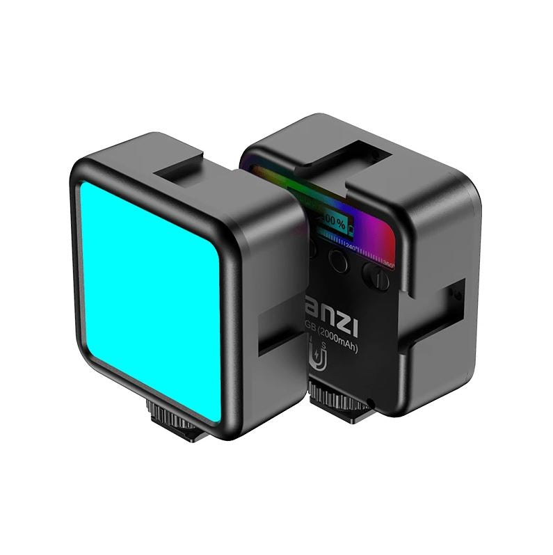 Ulanzi VL49 RGB Pocket LED Video Light 2700K-9000K On Camera Light Mini Pocket Fill Light Photography Lighting Vlog Light