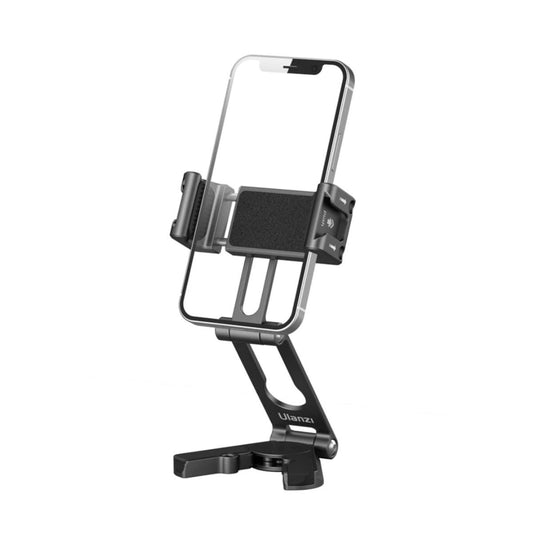 Ulanzi HP004 Crab Tripod Foldable Smartphone Stand with 2 Cold Shoes, Acra Slot, 360 Degree Rotatable, Mic & Fill Light Mount