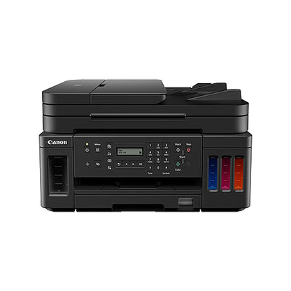 Canon PIXMA G7070 Wireless Refillable Inkjet Printer with 4800x1200DPI, 250 Max Tray Sheets, Double Sided Printing, LCD Display, Print, Scan, Copy and Fax