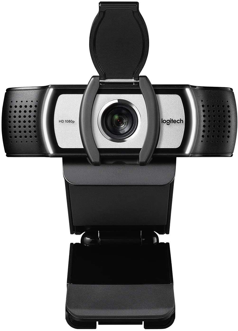 Logitech C930C HD Smart 1080P Webcam with Cover for Computer Zeiss USB Video Camera