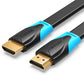 Vention HDMI 2.0 Cable Flat (Male to Male) 4KHD 60Hz Video Cable with Anti-bend PVC Jacket 18Gbps High-Speed (Different Lengths Available) (VAA-B02)