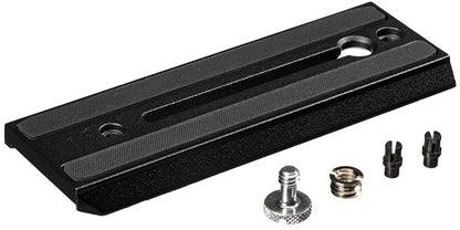 Manfrotto 504PLONG Long Quick Release Video Camera Mounting Plate for 504 Fluid Head, Black