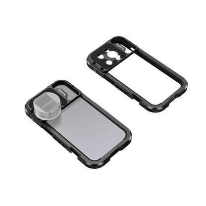 [CLEARANCE] SmallRig Mobile Phone Case Video Cage Kit with M-Mount Lens Plate for iP-14 Pro | 4075