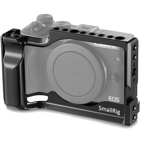 SmallRig Cage for Canon EOS M3 and M6 with Built-in Cold Shoe and NATO Rail- Model 2130