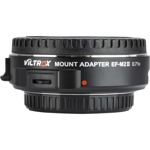 VILTROX EF-M2 II Autofocus Lens Mount Adapter 0.71X for Canon EOS EF Lens to Micro Four Thirds MTF Camera (VERSION 2)