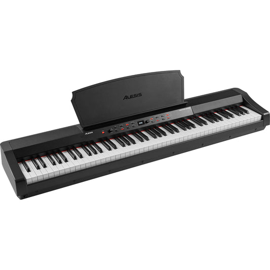 Alesis Prestige Artist 88 Key Digital Piano Keyboard with Graded Hammer-Action Keys, USB-MIDI Port, Sustain Pedal, Layer/Split/Record Mode for Musicians Artists